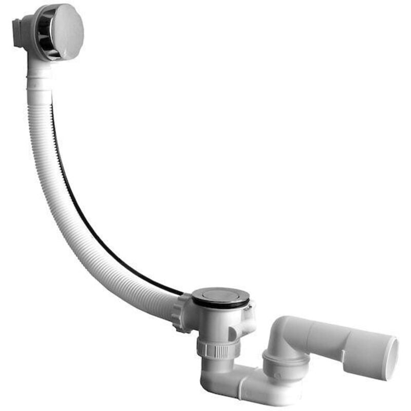 Jika Deep - Set bonde et trop-plein de baignoire 550, bowden, plastique H2948150040001