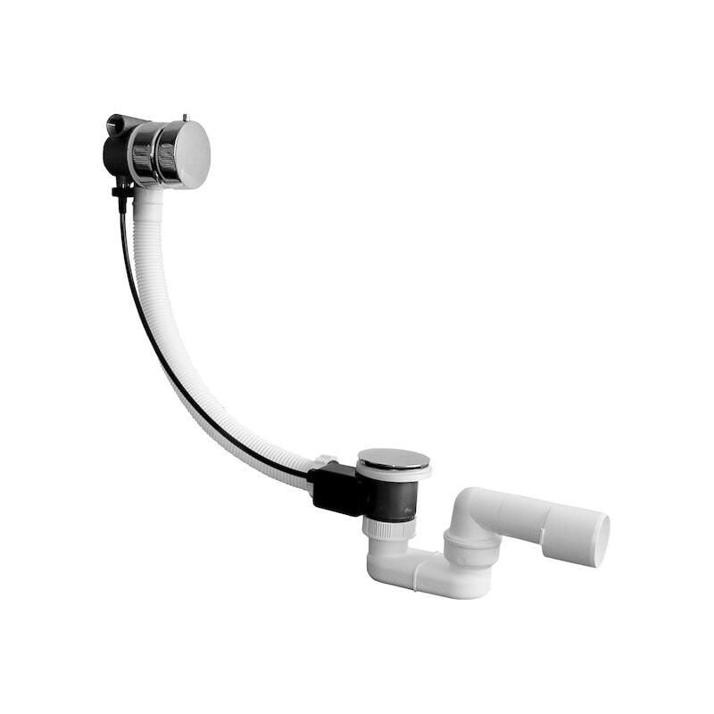 Jika - Deep - Set de garniture de vidage de baignoire 550 s avec trop-plein, câble de bowden, plastique H2948180040001