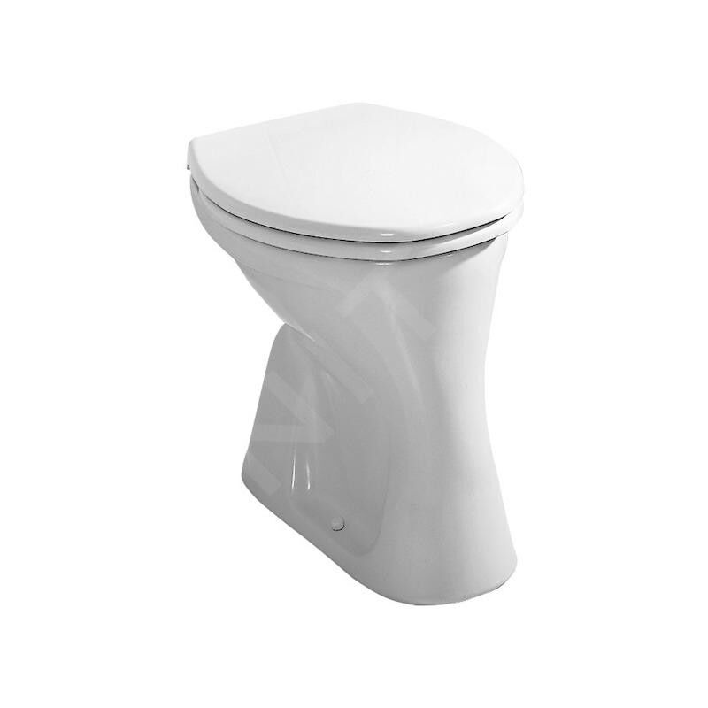 Dino - wc à poser, chasse d'eau plate, évacuation par le bas, blanc H8220080000001 - Jika