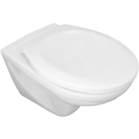 Jika Dino - WC suspendu avec siège SoftClose, Rimless, Dual Flush, blanc H8603770000001