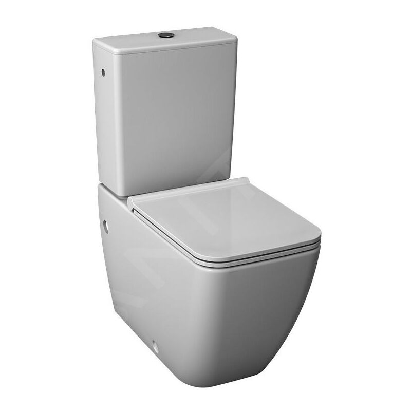 Cubito Pure - Cuvette wc combinée 670x360x430 mm, évacuation Vario, blanc H8244260000001 - Jika