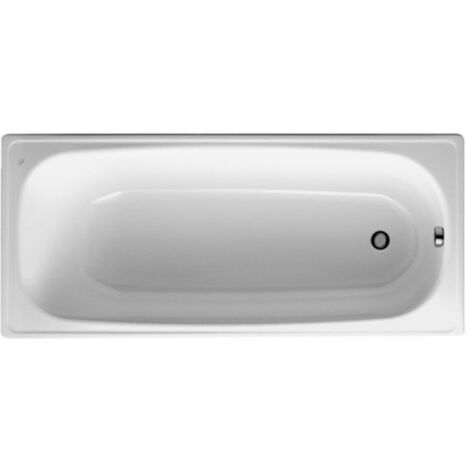 Jika (Groupe Roca) Riga 170 x 70 cm Baignoire droite acier emaillé, sans pieds, blanc (H234070000001)