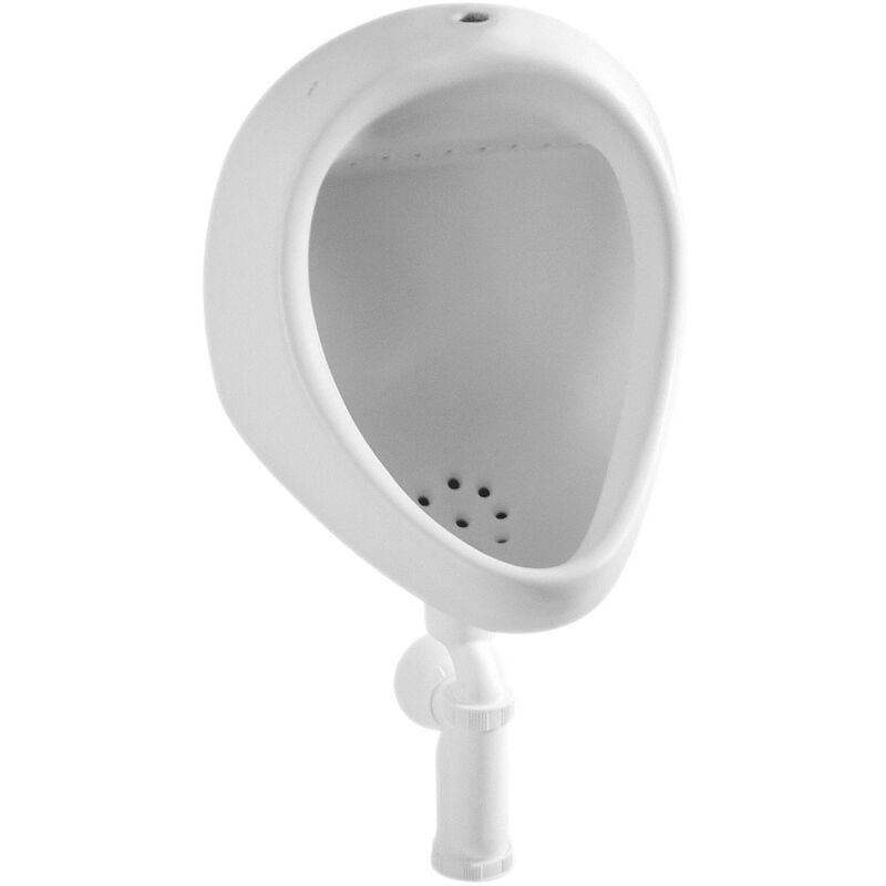 Korint Ceramic Wall-hung Urinal with external power supply + Trap included (H8441000004401) - Roca