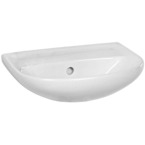 Jika Lyra plus - Lavabo 45x37 cm, con rebosadero, blanco H8153820001091