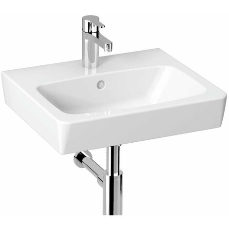 Jika Lyra plus - Lavabo 50x43 cm, avec trop-plein, avec trou pour robinet, blanc H8103800001041