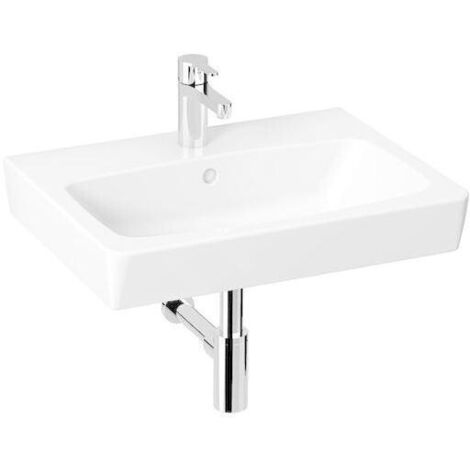 Jika Lyra plus - Lavabo 60x45 cm, avec trop-plein, avec trou pour robinet, blanc H8103820001041