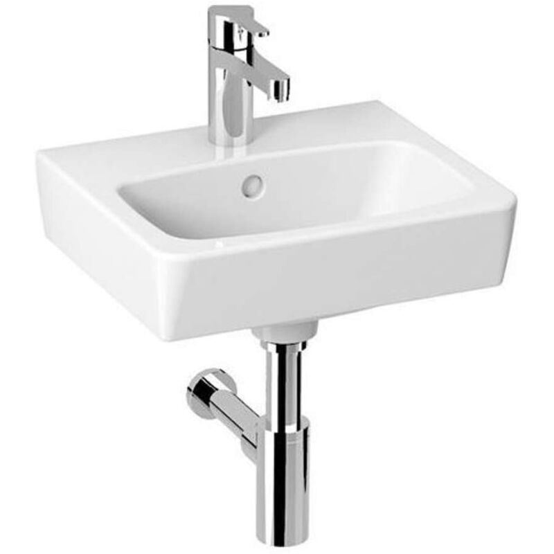 Jika - Lyra plus - Lave-mains, 400x340 mm, avec trop-plein, un trou pour robinetterie, blanc H8153800001041