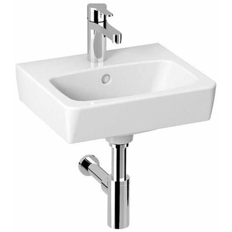 Jika Lyra plus - Lave-mains, 40x34 cm, avec trop-plein, un trou pour robinetterie, blanc H8153800001041