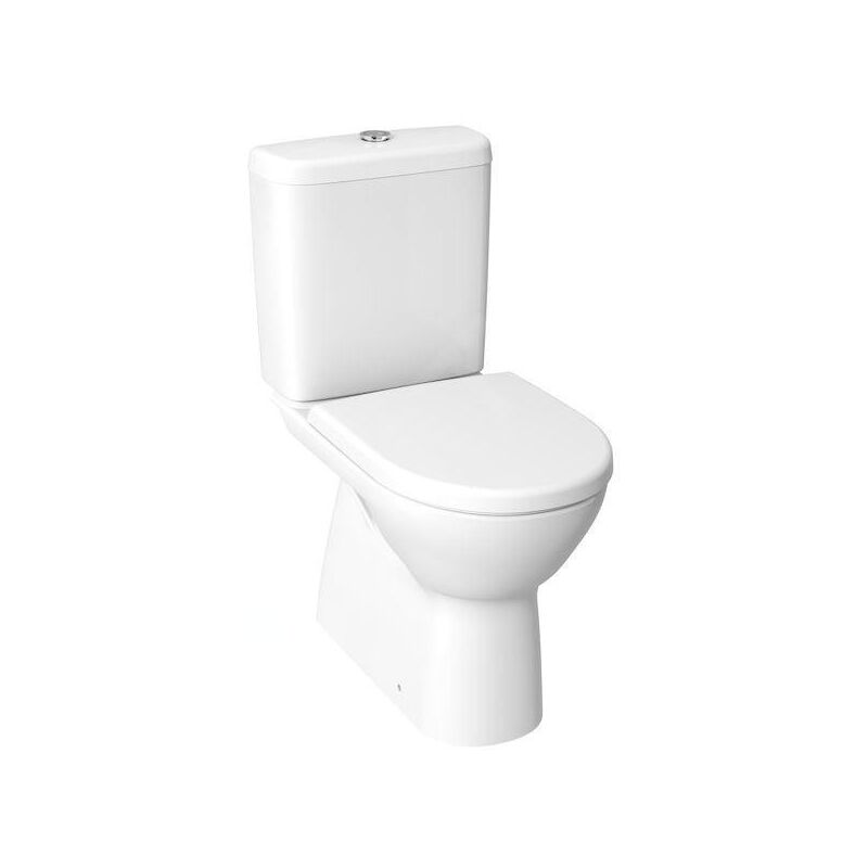 Lyra plus - wc combi, évacuation par le bas, Rimless, blanc H8273870002811 - Jika