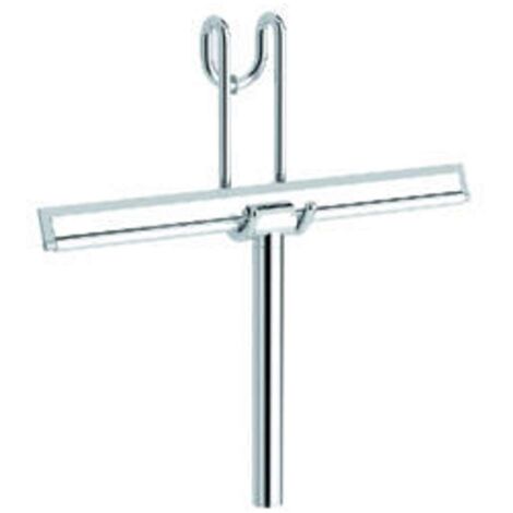 Jika Mio - Limpiacristal con soporte para mampara de ducha, cromo H2947110040001