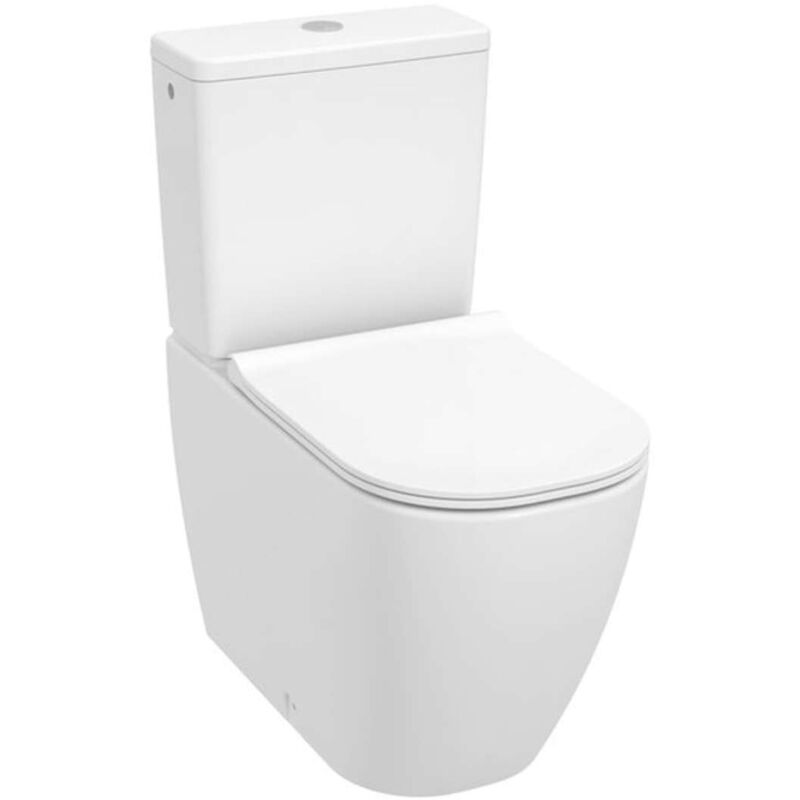 Mio-N - Cuvette wc combiné, évacuation vario, sans rebord Perla, blanc H8267161000001 - Jika