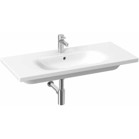 Jika Mio-N - Lavabo 100x45 cm, avec trop-plein, trou pour robinetterie, blanc H8147130001041