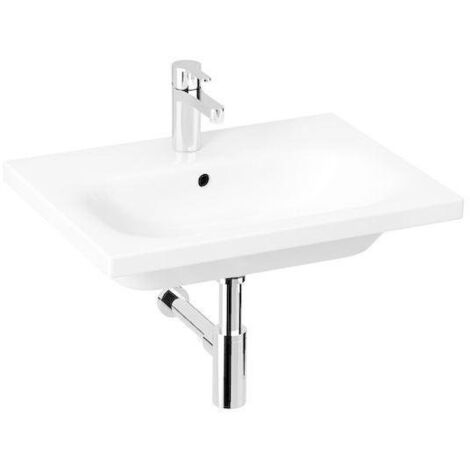 Jika Mio-N - Lavabo 600x450 mm, avec trop-plein, avec trou pour robinet, blanc H8127130001041