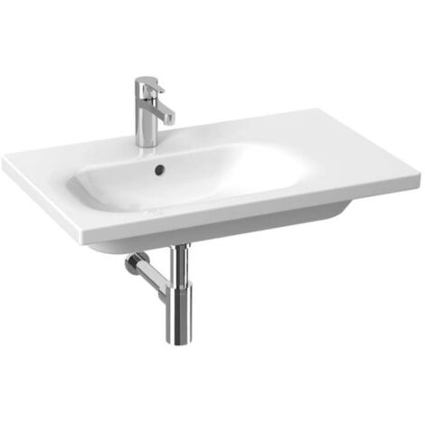 Jika Mio-N - Lavabo 75x45 cm, con rebosadero, orificio para grifo, blanco H8117100001041