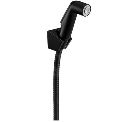 Jika Mio Style - Douchette bidet avec support et flexible 120 cm, noir mat H3652F07161121