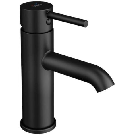 Jika Mio Style - Grifo de lavabo, Cold Start, negro mate H3112F17169101