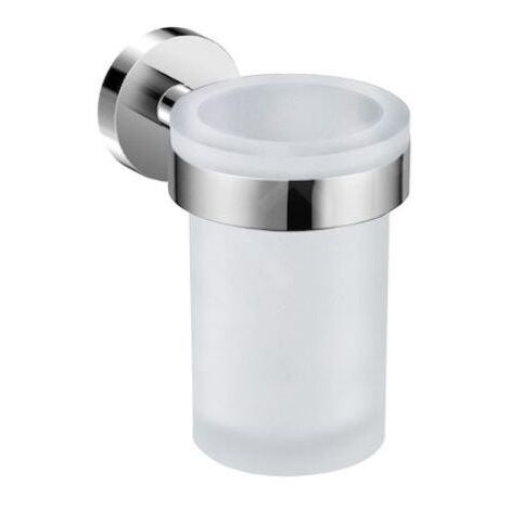 Jika Mio Style - Porte brosses à dents et dentifrice, verre/chrome H3822F10040001