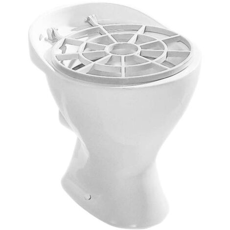 Jika Mira - Stand-Ausgussbecken, 43x50 cm, Abgang hinten, weiß H8510460000001