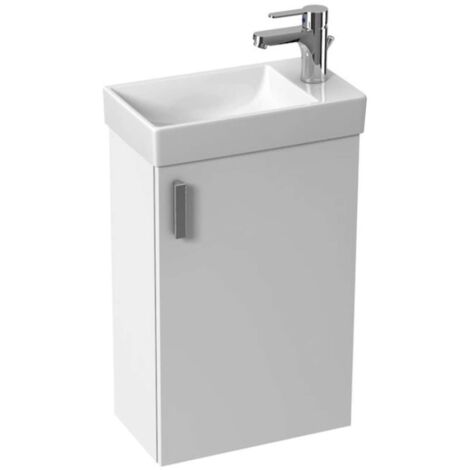 Jika Petit - Handwaschbecken mit Unterschrank 41x66x23 cm, weiß H45J5111753001
