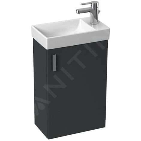 Jika Petit - Meuble avec lave-mains 41x66x23 cm, gris H45J5111753011