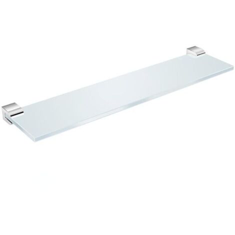 Jika Pure - Étagère en verre 400 mm, chrome H3853B10040001