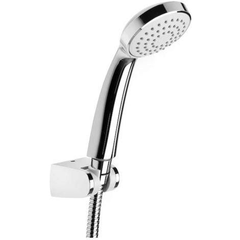 Jika Rio - Set soffione doccia, supporto e flessibile 1,7 m, acciaio inox H3651R00041001