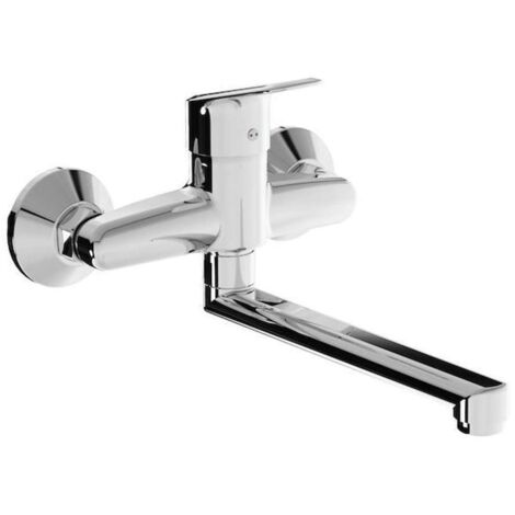 Jika Talas Trendy - Grifo de lavabo con caño giratorio, cromo H3112E70042301