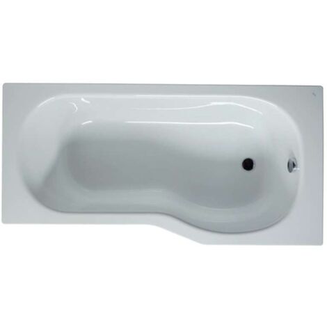Jika Tigo - Bañera asimétrica, 160x80x43 cm, derecha, blanca H2222100000001