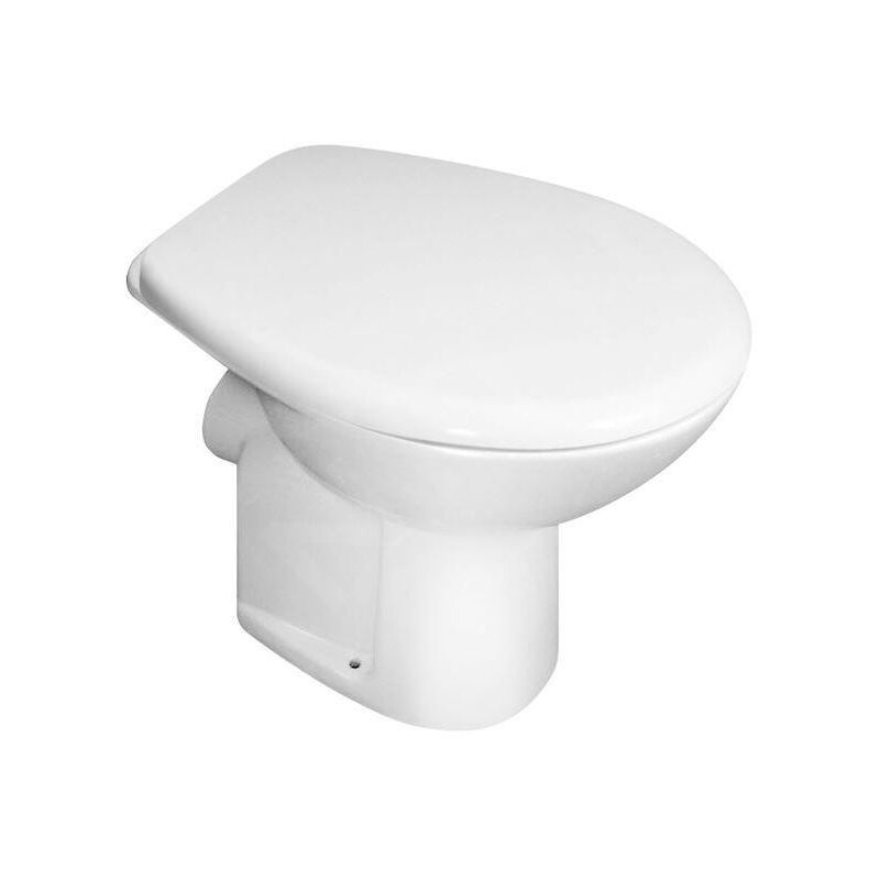 Zeta Plus - wc à poser, évacuation horizontale, Dual Flush, blanc H8227460000001 - Jika