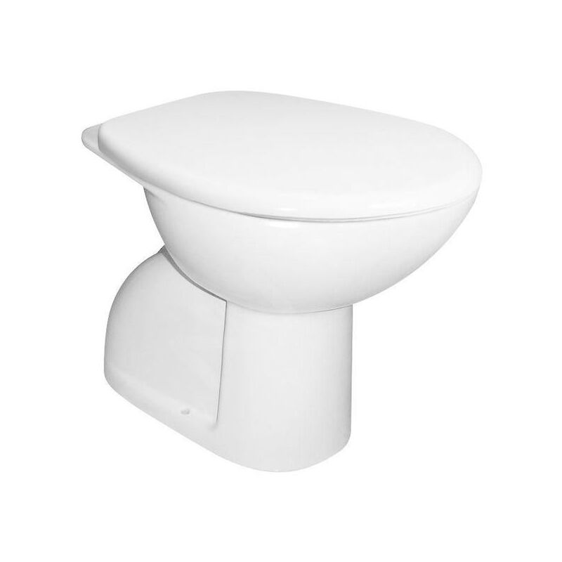 Zeta Plus - wc à poser, évacuation verticale, Dual Flush, blanc H8227470000001 - Jika