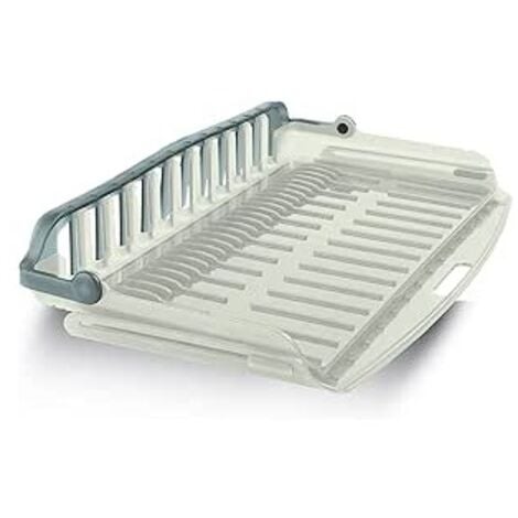 Scolapiatti Per Lavello Compatto - Sgocciolatoio In Acciaio Inox Allungabile Da 29 A 47,5cm - Foto 11