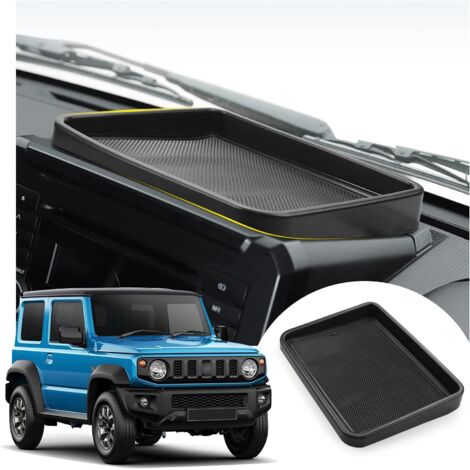 Jimny JB64 JB74 Scatola portaoggetti per cruscotto auto, Jimny Accessori Vassoio portaoggetti Organizzatori (Nero)