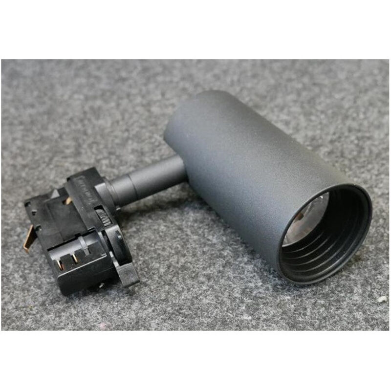 Projecteur LED 8W noir orientable pour rail mono 3 allumages 112x133x55mm 3000K 800lm 24° alim 230V IP20 Jimy 2 INDIGO Projecteur LED 8W noir orientable pour rail mono 3 allumages 112x133x55mm 3000K 800lm 24° alim 230V IP20 Jimy 2 INDIGO