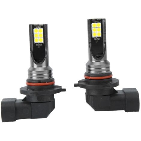 JINFGERNE 3030-12 LED-Autoscheinwerfer, 9006 – Weißes Nebelscheinwerferlicht 3000K, 12W, Einfache Installation, Hohe Helligkeit und Energieeffizienz