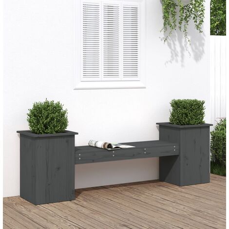 Banc coffre de jardin Manille - Mapel - 2 places - Bois naturel 93765