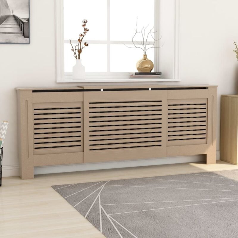 Cache-radiateur mdf 205 cm - The Living Store - Brun