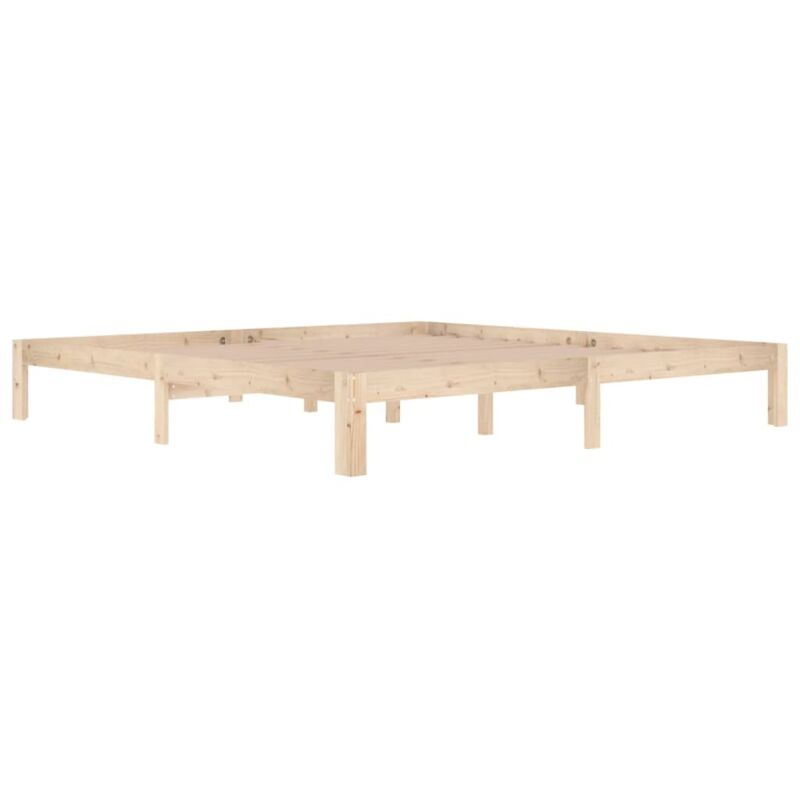 Vidaxl - Cadre de lit sans matelas bois massif de pin 200x200 cm