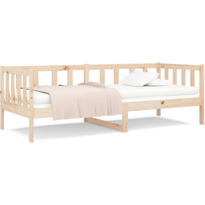 Jinlefu - Lit de jour sans matelas 90x190 cm bois de pin massif