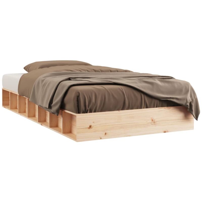 Cadre de lit 140x190 cm Bois massif
