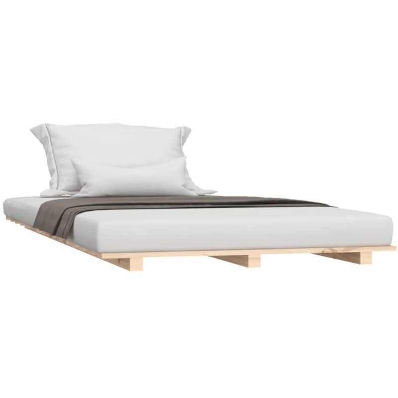 Cadre de lit 90x200 cm Bois de pin massif