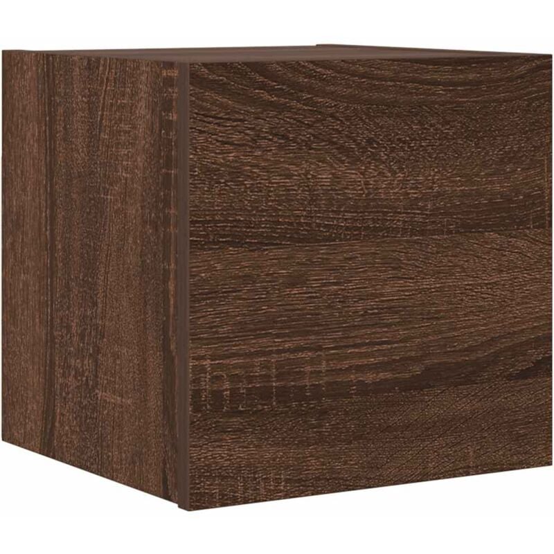 Meuble tv mural Chêne marron 30,5x30x30 cm vidaXL