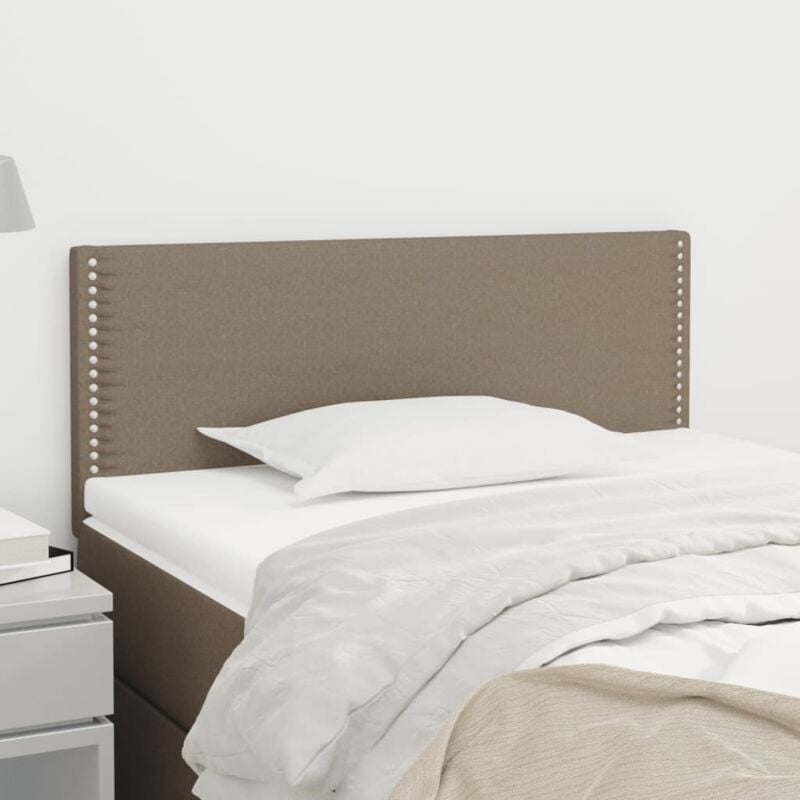 Tête de lit Taupe 90x5x78/88 cm Tissu vidaXL