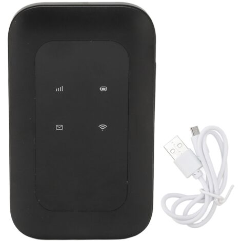 JIO AS Routeur 4G LTE Portable avec Slot Carte SIM, 150 Mbps, 10 Utilisateurs, Alimentation par Batterie pour Voyage