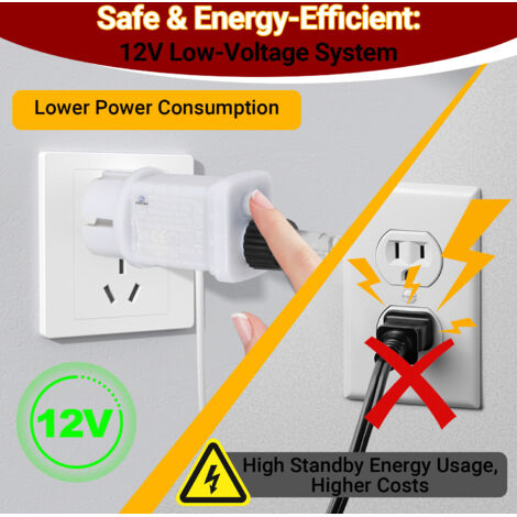 Jiubiaz 5M LED ghiaccio lucchetta telecomando 8 modalità di illuminazione Timer IP44 interno esterno lucchetta ghiaccio Warmweiß