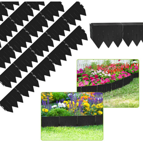 Bordure Per Aiuole In Metallo Fiqops 5m X 14cm: Delimita Prato E Giardino