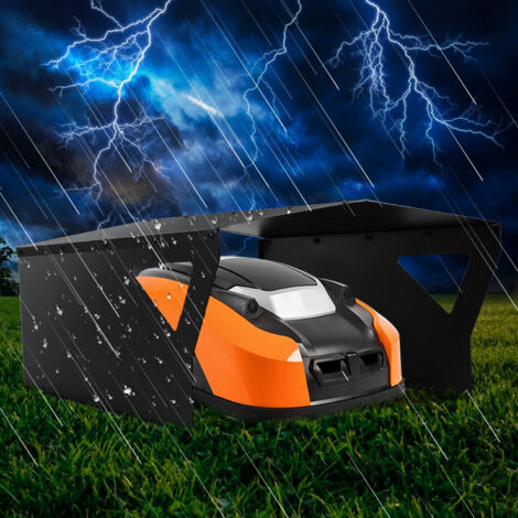 Jiubiaz Cortadora de Césped Garaje Cubierta Toldo Protección contra la Lluvia Profesional 786034CM Robótica Cortacésped Techo
