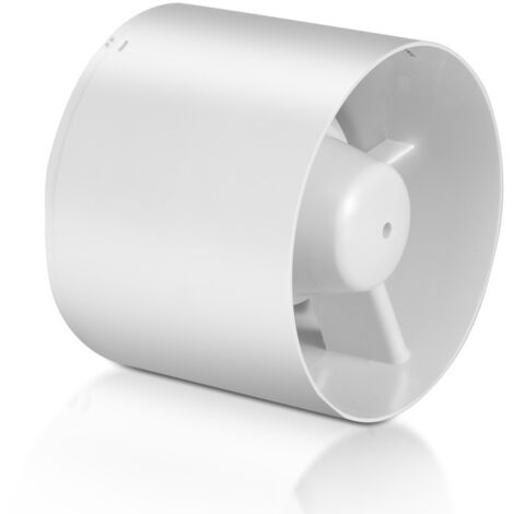 Jiubiaz Estrattore d'aria silenzioso da 150 mm, ventilatore da condotto a basso consumo energetico da 12 W per ventilare i residui