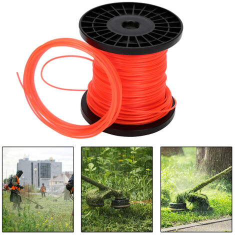 Jiubiaz Filo decespugliatore a stella 2,4 mm nylon 100 m ad alta resistenza