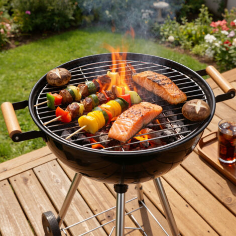 Grille De Barbecue Ronde En Acier Inoxydable 20 Cm - Professionnelle Pour Charbon, Cuisson & Fumage
