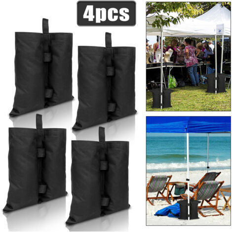 Jiubiaz Lot de 4 Sacs de Lestage à Sable pour Gazebo, Tonnelle, Pavillon et Parasol